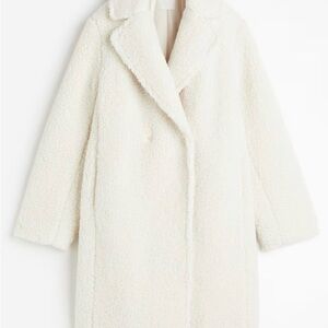 H&M Cream Teddy Jacket